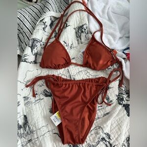 Shade & Shore Rust Bikini Set